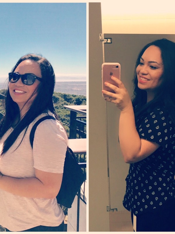 Before and After CleanFoodCrush 30 Day Challenge