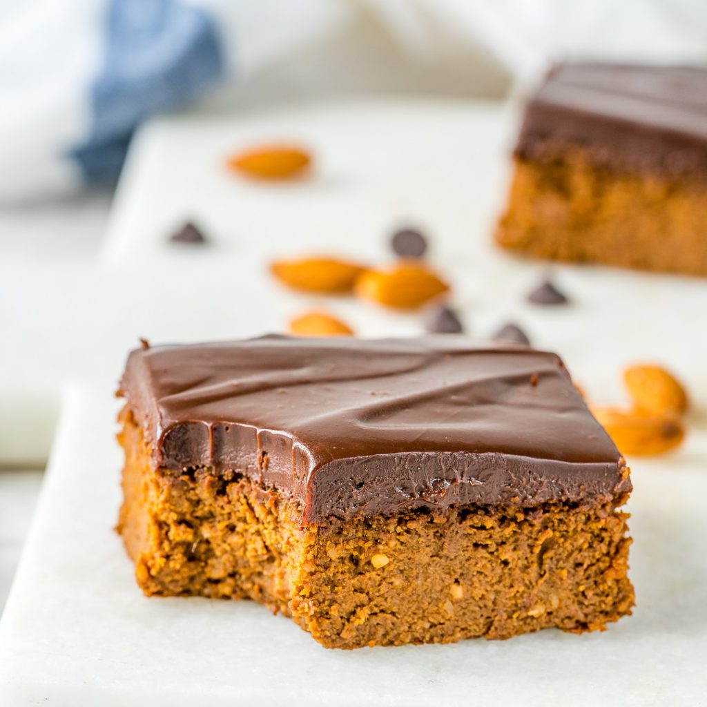 Clean Eating Pumpkin Peanut Butter Brownies