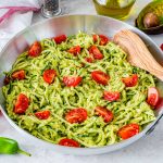 Clean Eating Zoodles + Fresh Avocado Sauce