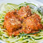 Clean Food Turkey Meatballs + Slurpy Zucchini Noodles