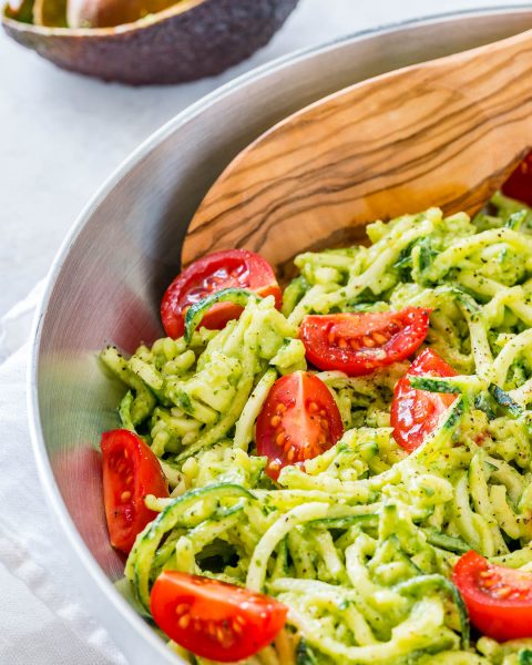 Try Zoodles + Fresh Avocado Sauce for a Creative Clean Eating Pasta ...