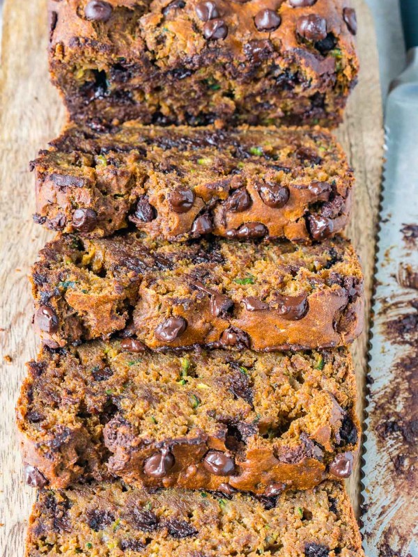 Chocolate Pumpkin Spice Zucchini Bread Snacks