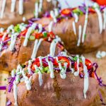 Taco Stuffed Sweet Potatoes.