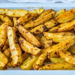 Delicious Spicy-Garlicy Baked Potato Wedges