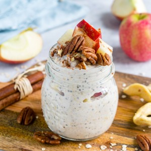 Eat Clean Apple Pie Overnight Oats
