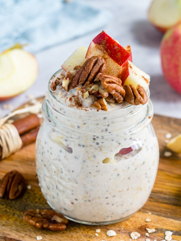 Eat Clean Apple Pie Overnight Oats