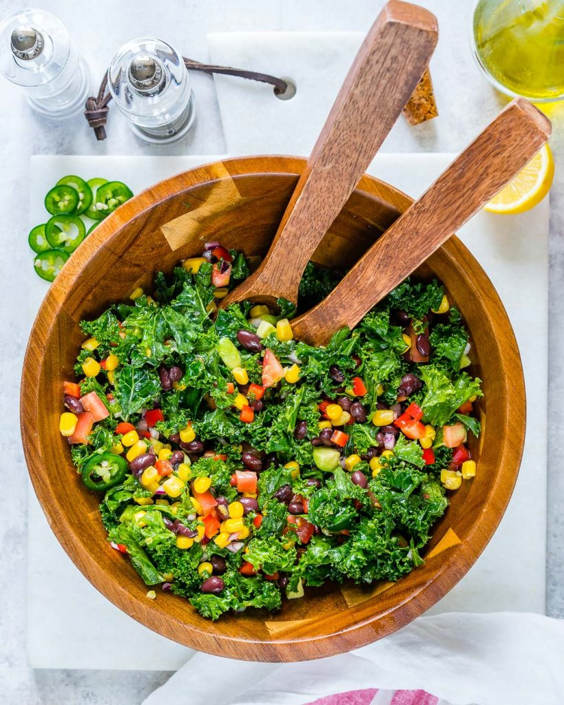 Eat Clean Fiesta Honey Lime Kale Salad