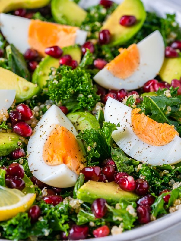 Egg, Quinoa and Kale Salad Recipe