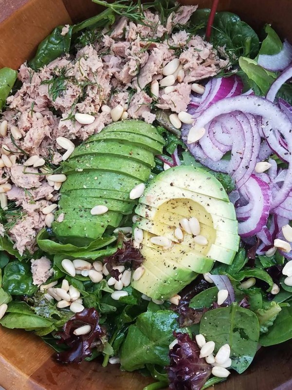 Clean Eating Organic Spring Green Tuna Salad