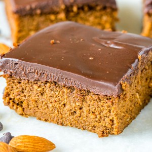 Clean Eating Pumpkin Peanut Butter Brownies