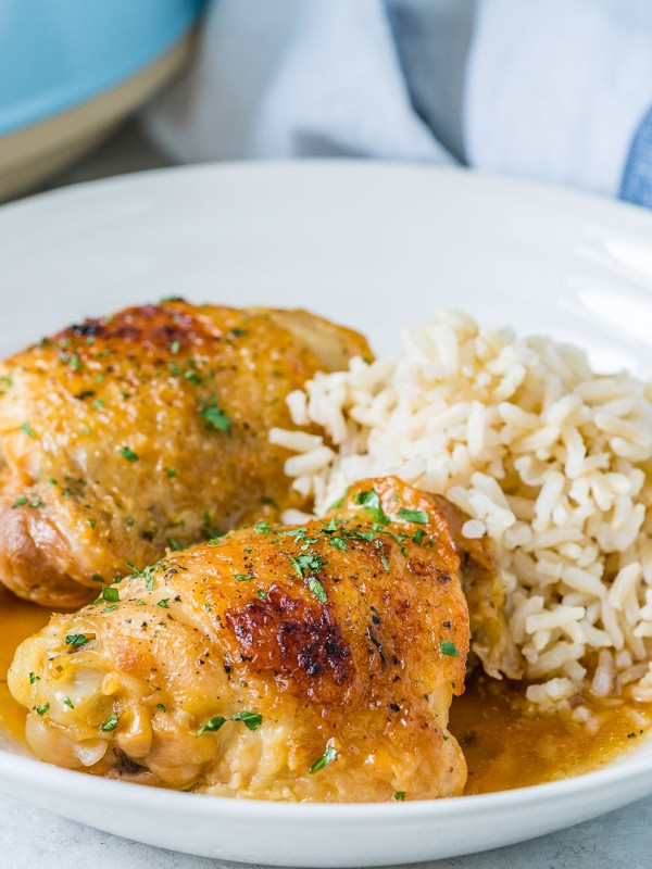 Slow Cooker Honey-Garlic Chicken CleanFoodCrush Recipe