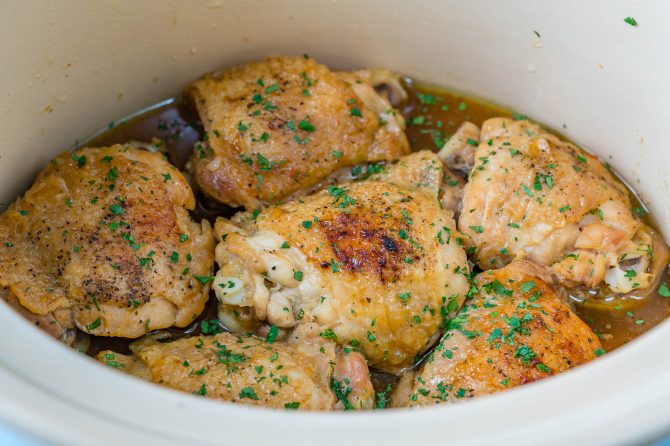 Easy Slow Cooker Honey-Garlic Chicken for Clean Eating Success! | Clean ...