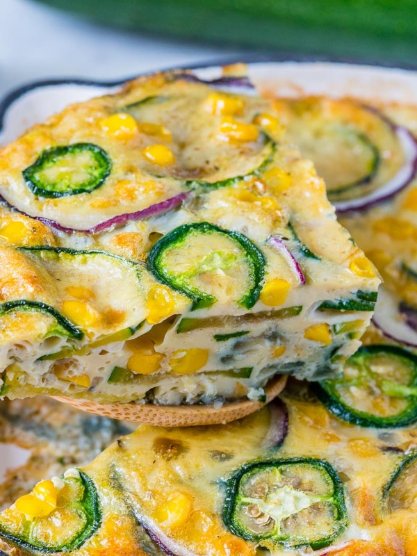 Spicy Jalapeño Zucchini Frittata CleanFoodCrush Recipe