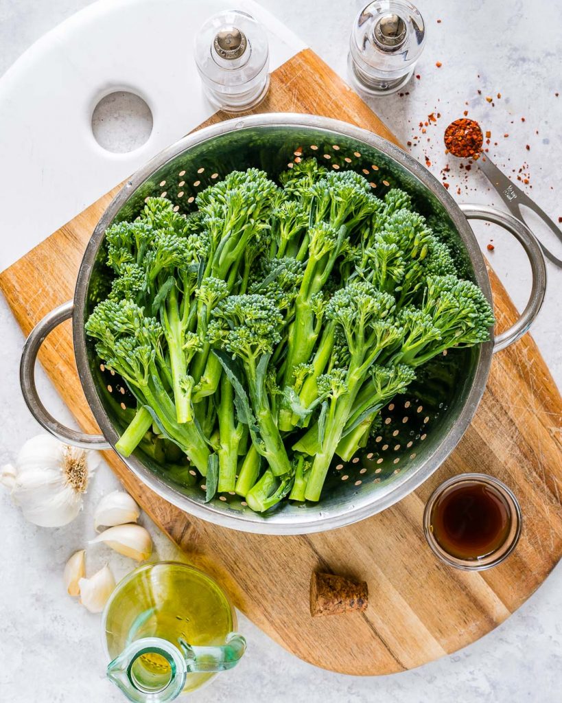 Roasted Broccolini with Tangy Honey Flavor
