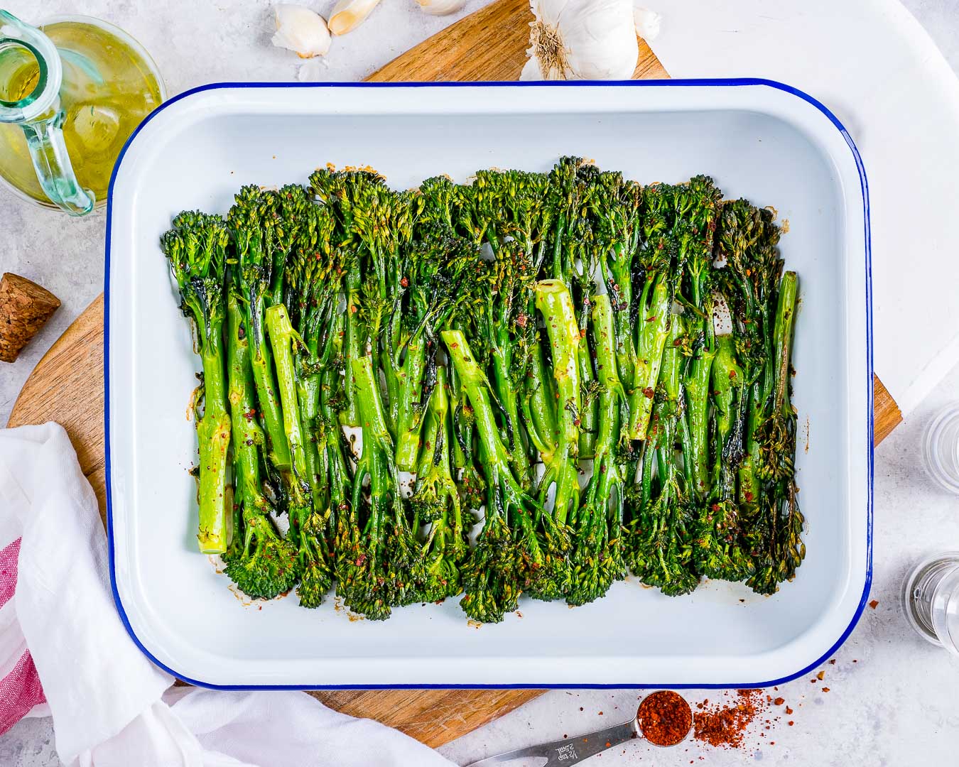 Tangy-Honey Roasted Broccolini Recipe