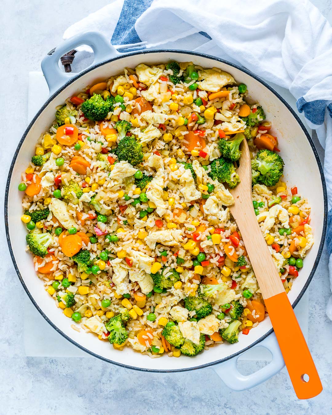 Meatless Monday Veggie-Packed Fried Rice | Clean Food Crush