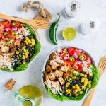 BBQ Chicken Burrito Bowls for Clean Eating Meal Prep | Clean Food Crush