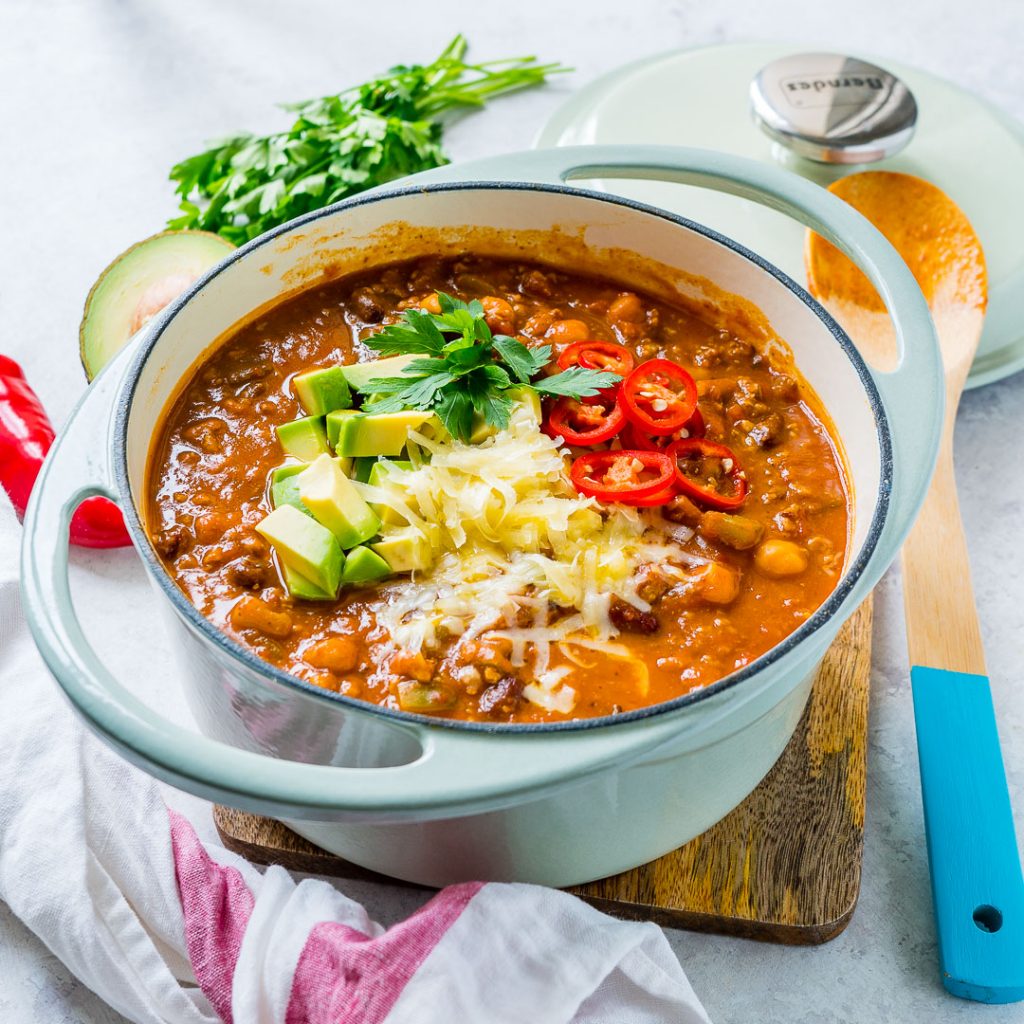 Clean Eating Spicy Pumpkin Chili