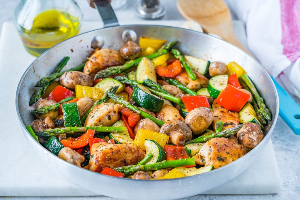 Clean One Pan Italian Chicken Skillet Recipe