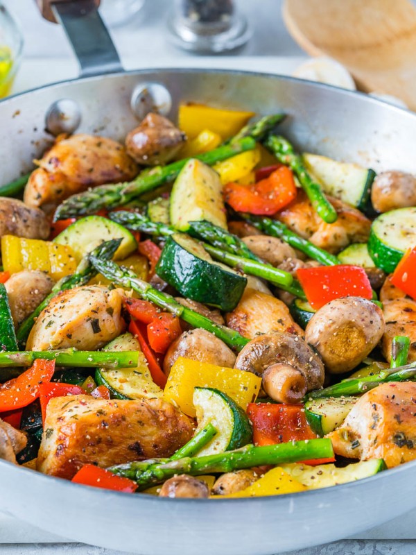 Clean One Pan Italian Chicken Skillet Recipe