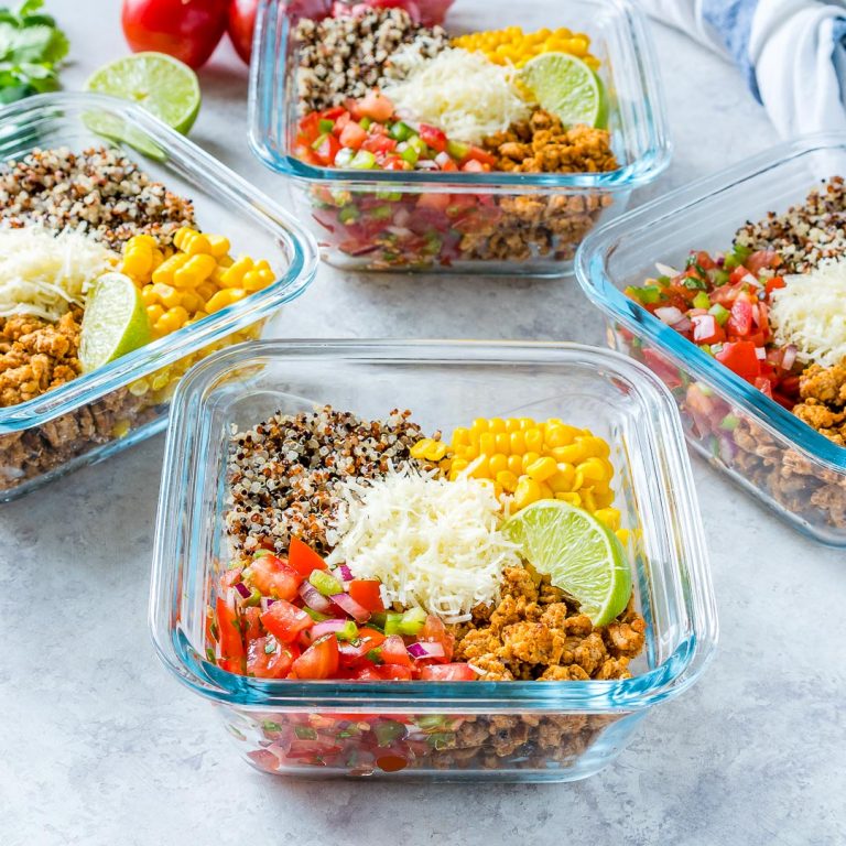 Taco #MealPrep Energy Bowls are Clean Eating Approved! | Clean Food Crush