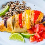 Healthy Baked Honey Lime Hasselback Chicken