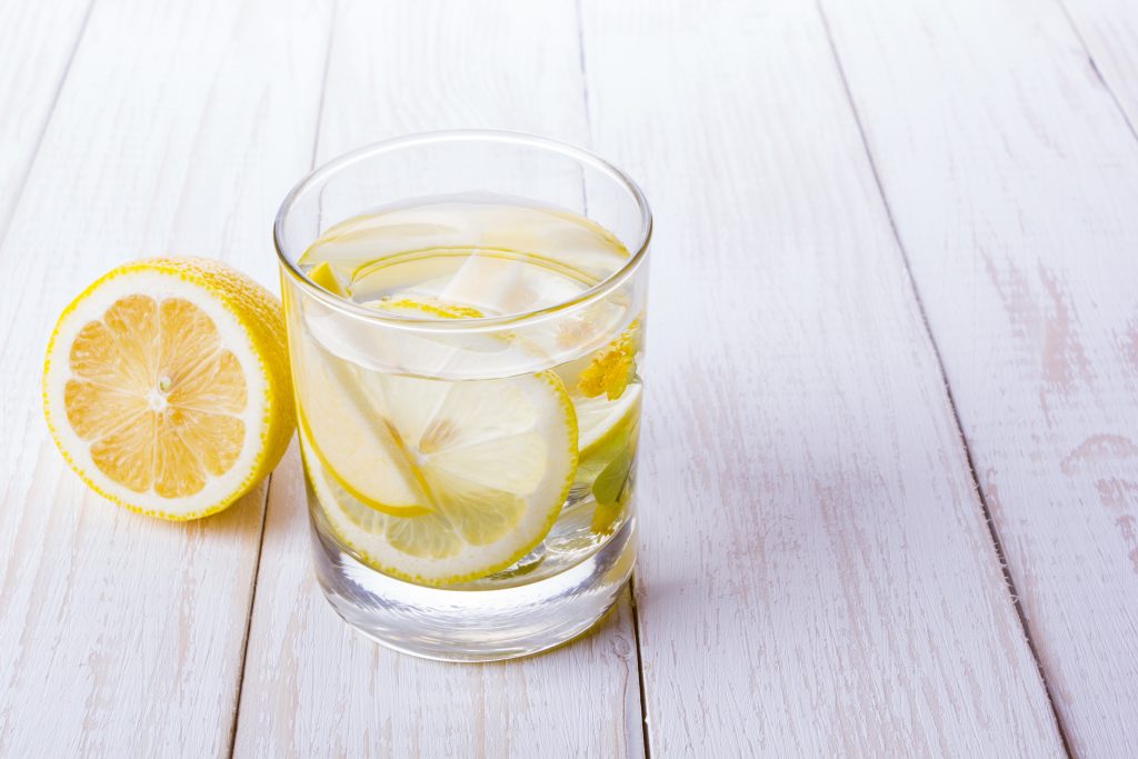Healthy lemon water
