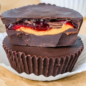 PB & J Chocolate Cups Clean Recipe