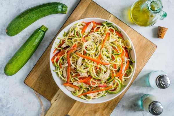 Eat Clean and Lower Inflammation with Turkey Zucchini Noodle Salad ...