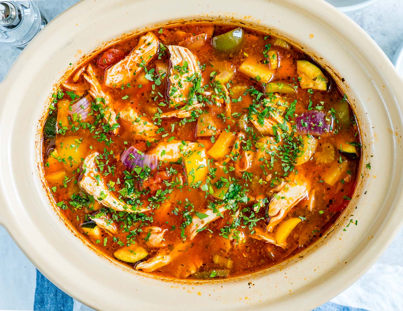 Eat Clean with this Hearty Slow Cooker Chicken Stew! | Clean Food Crush