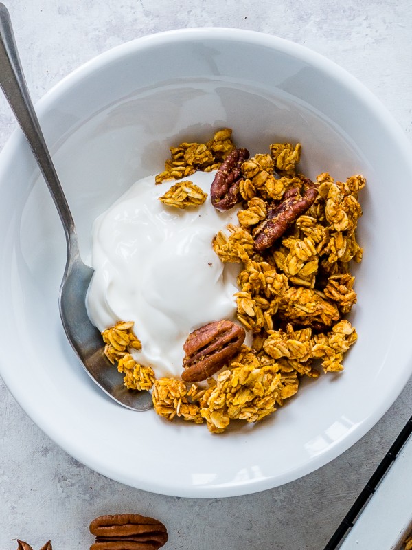 Eat Healthy Pumpkin Pie Granola