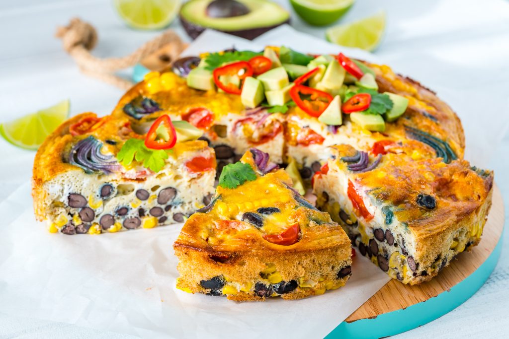 Healthy Breakfast One Pan Mexican Frittata