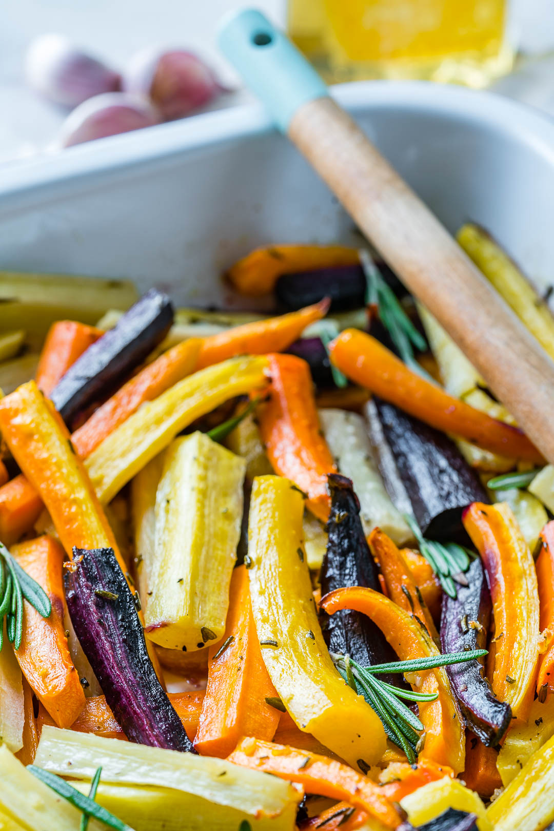 Side Dish Heaven Honey Butter Herb Roasted Carrots! Clean Food Crush