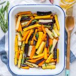 Honey Butter Herb Roasted Carrots CleanFoodCrush