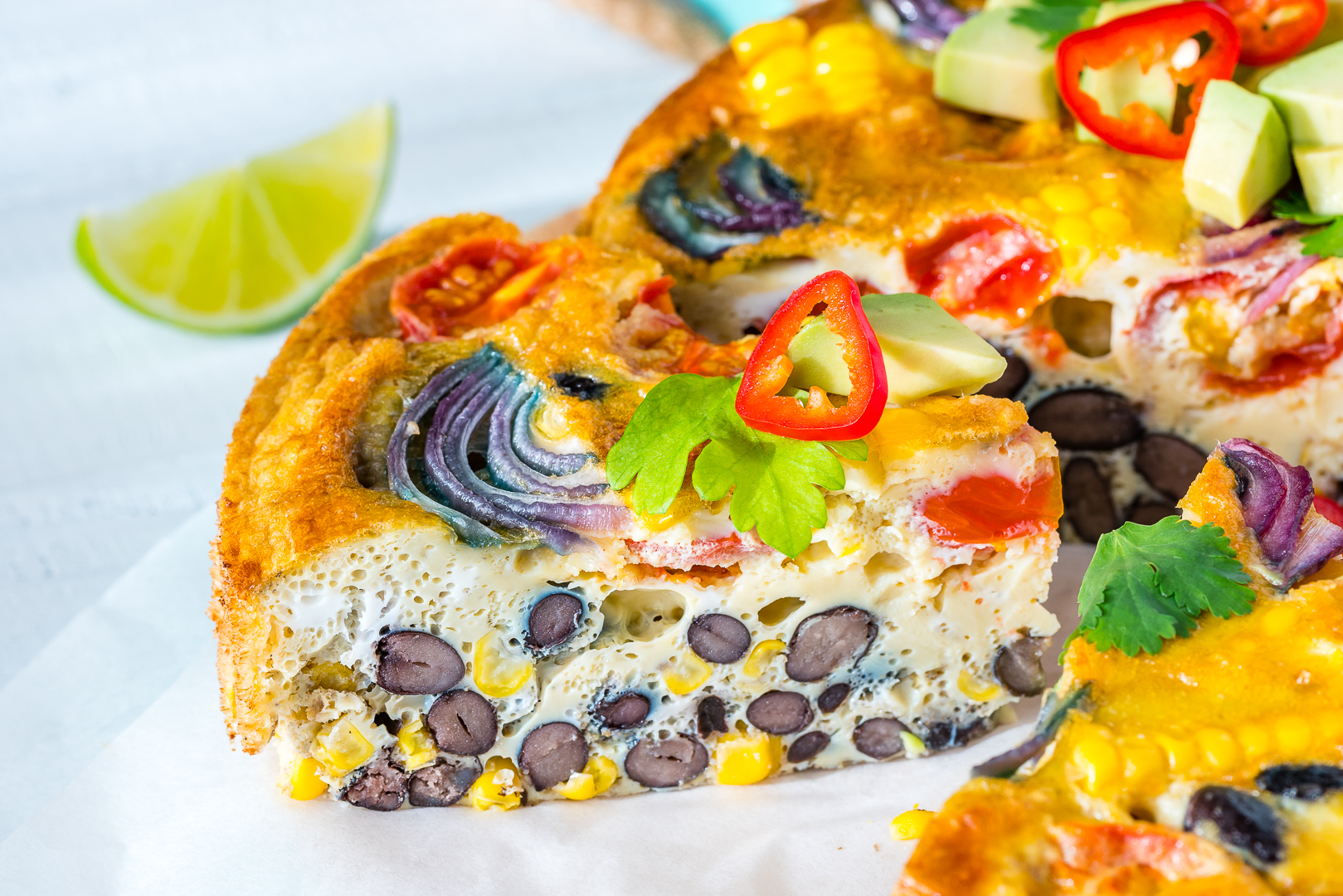 One Pan Mexican Frittata for a Clean & Protein Packed Breakfast