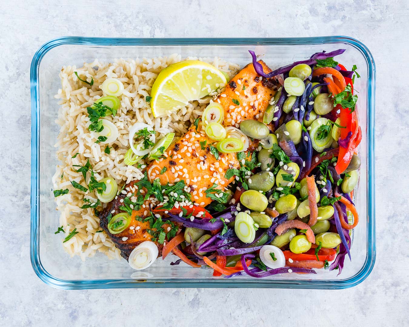 Sweet Chili Salmon Meal Prep Bowls Make Clean Eating Breezy! Clean