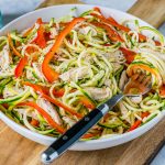 Turkey Zucchini Noodle Salad Recipe