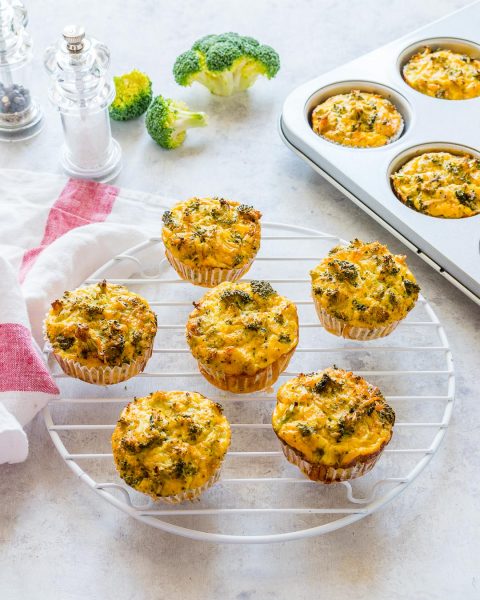 Broccoli Egg Breakfast Muffins to Eat Clean & Lose Weight | Clean Food ...