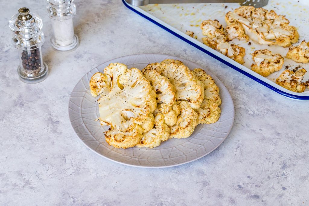 Clean Eating Oven Roasted Cauliflower