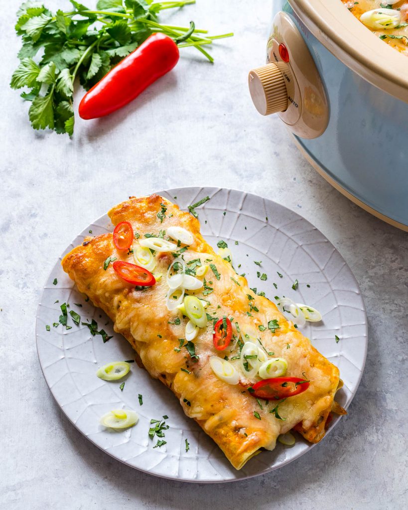 These Clean Eating Slow Cooker Enchiladas are Everything! | Clean Food ...
