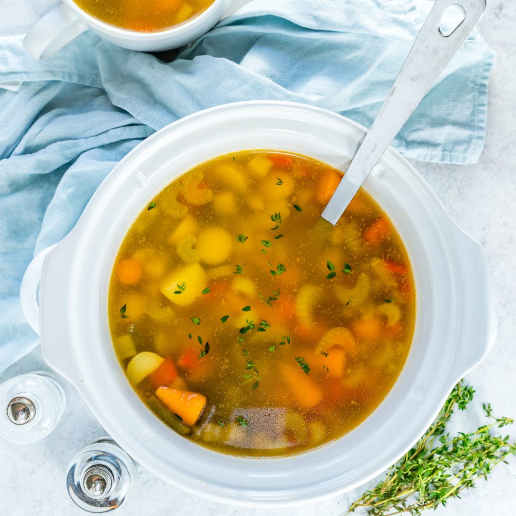 Nourishing Crockpot Vegetable Soup