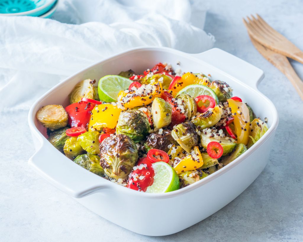 Quinoa Brussels Warm Salad Recipe