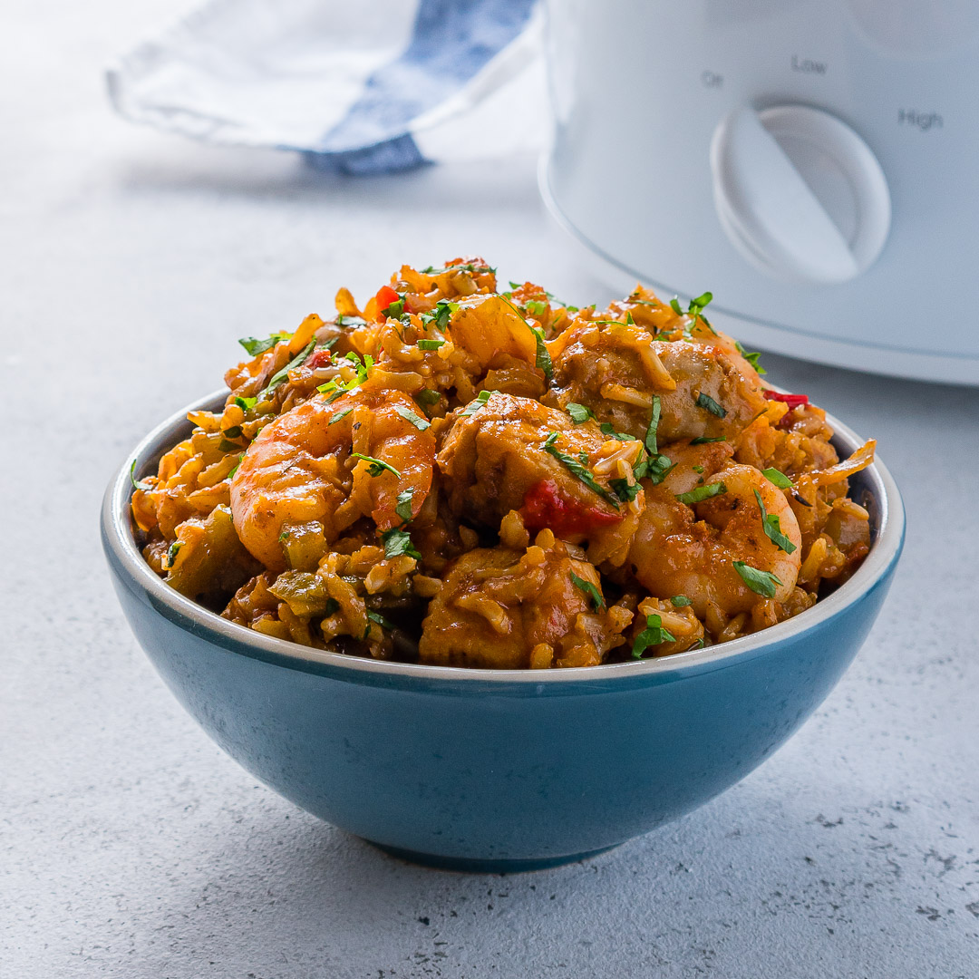 This Slow Cooked Jambalaya is Going to Be Everyones New FAV! Clean