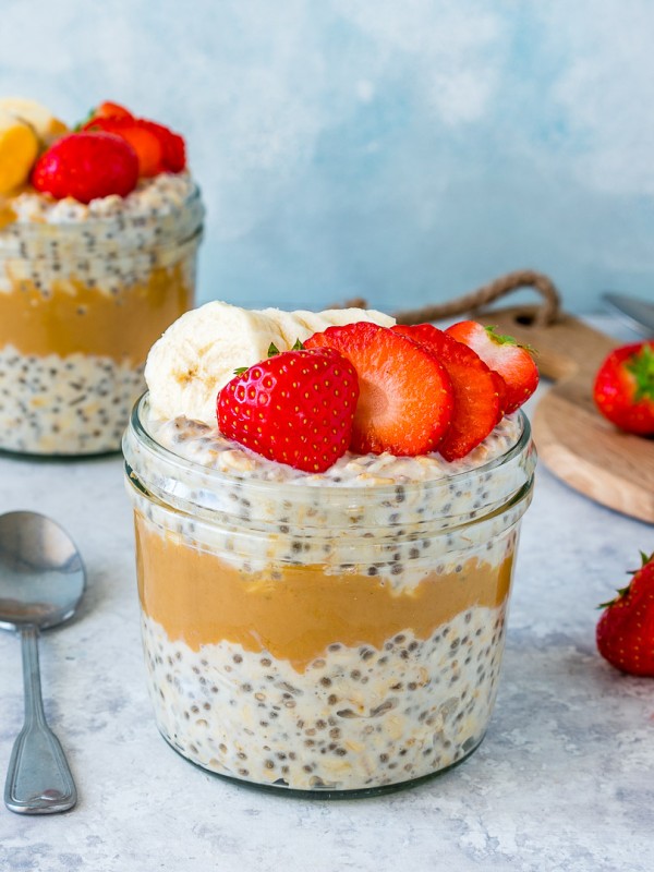 Easy Peanut Butter Overnight Oats