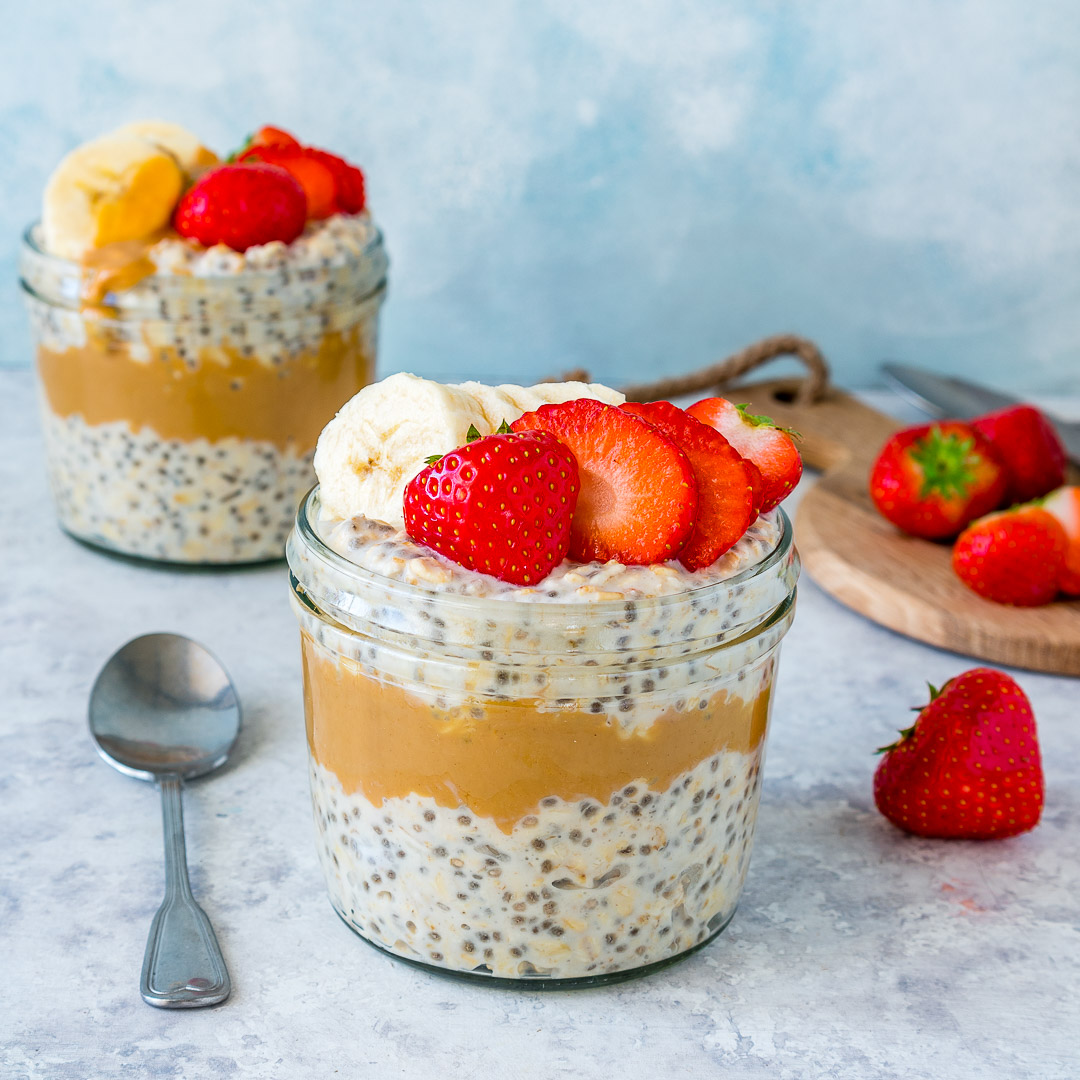 Easy Peanut Butter Overnight Oats