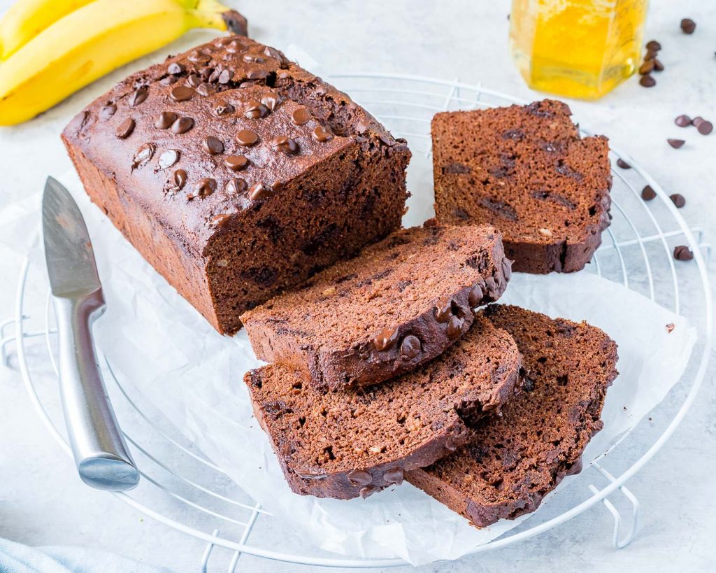 Eat Clean Chocolate PB Banana Bread Recipe