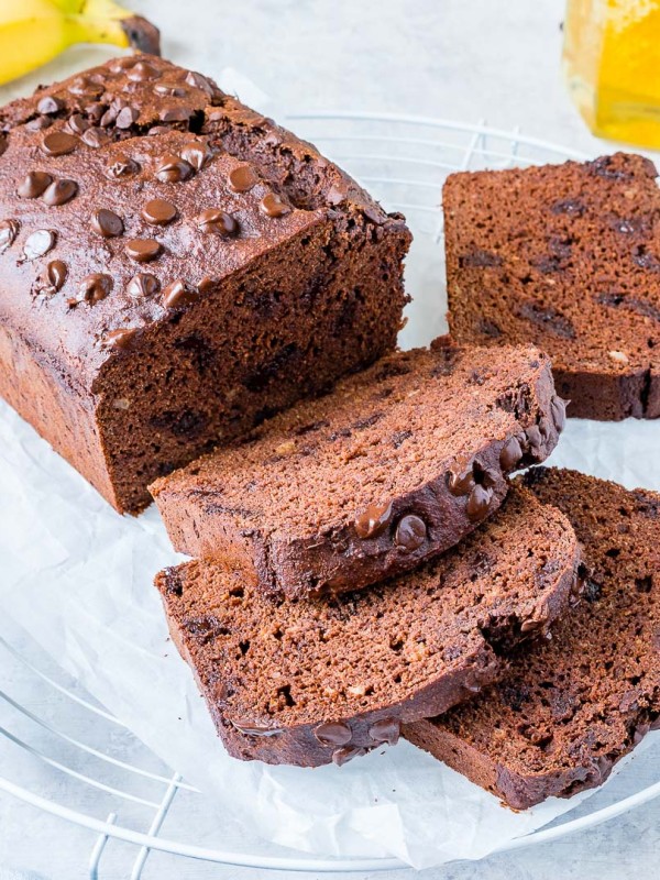 Eat Clean Chocolate PB Banana Bread Recipe