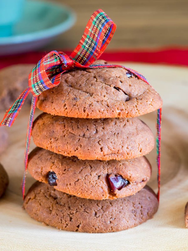 Eat Clean Cranberry Double Chocolate Cookies