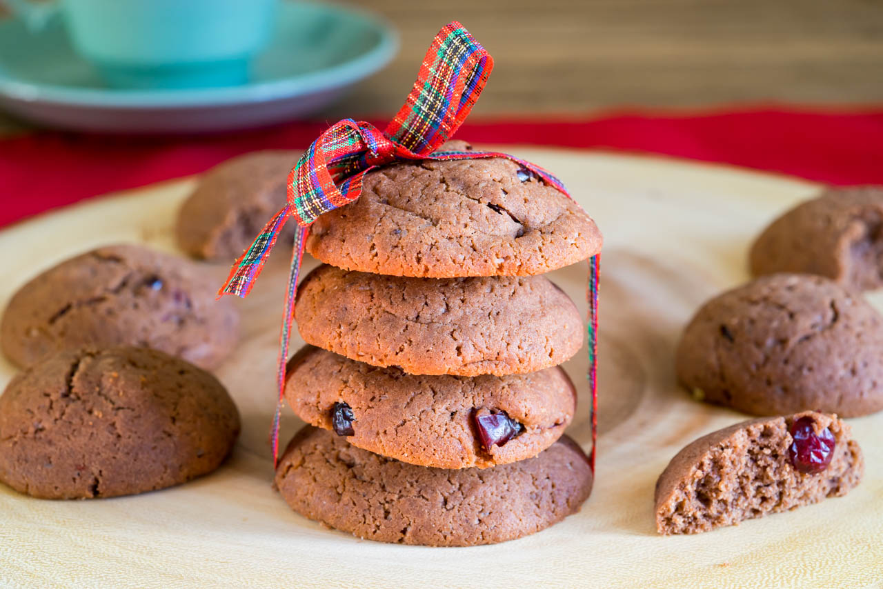 Eat Clean Cranberry Double Chocolate Cookies