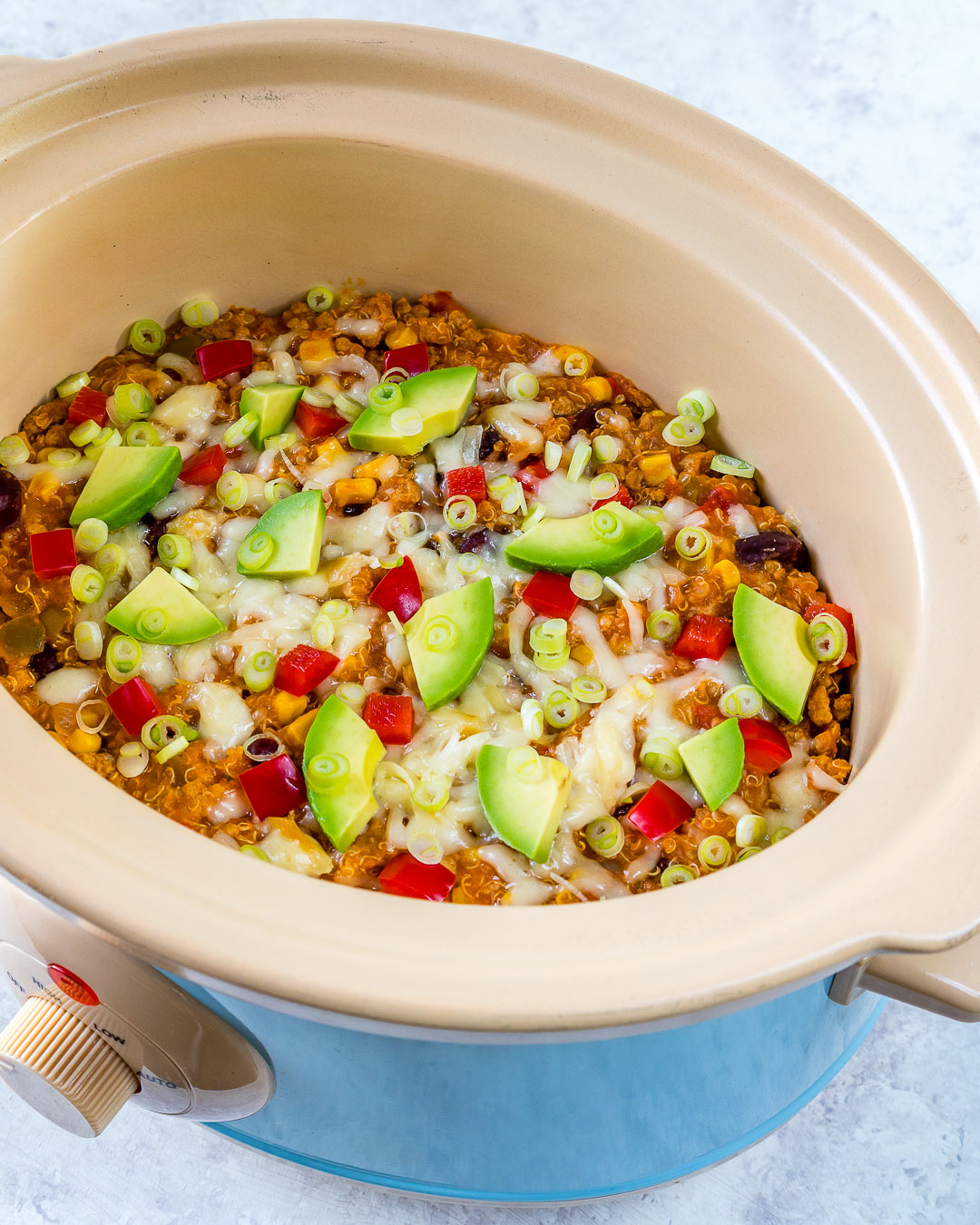 Easy Crock Pot Mexican Casserole